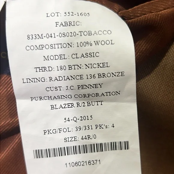 Men's Brown Blazer - Picture 9 of 9